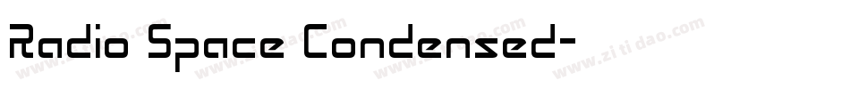 Radio Space Condensed字体转换